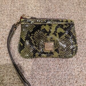 Dooney & Bourke Snake Print Wristlet
